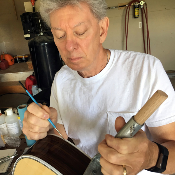 Dan Rejman — in the workshop